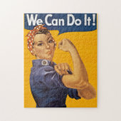 Rosieリベッター私達はそれをしてもいいです! 赤い水玉模様 ジグソーパズル (縦)