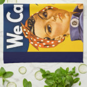 Rosieリベッター私達はヴィンテージそれをしてもいいです キッチンタオル (折り畳み)