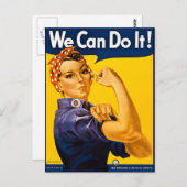 Rosieリベッター私達はヴィンテージそれをしてもいいです ポストカード (正面/裏面)