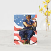 Rosieリベッター カード (黄色い花)