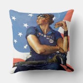 "Rosieリベッター" クッション (裏面)