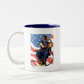 "Rosieリベッター" ツートーンマグカップ (左)