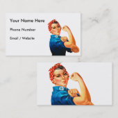 Rosieリベッター 名刺 (正面/裏面)