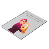 Rosieリベッター-蟹座のピンク ノートブック (左側)