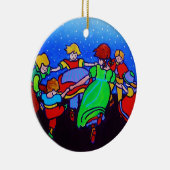 Rosie 2のまわりのリング セラミックオーナメント (右)