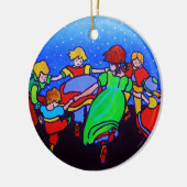 Rosie 2のまわりのリング セラミックオーナメント (左)