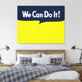 Rosie Graphic Bubbleを実行できる キャンバスプリント (インサイチュ (寝室))