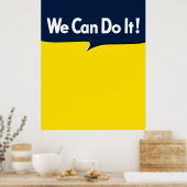 Rosie Graphic Bubbleを実行できる ポスター (キッチン)