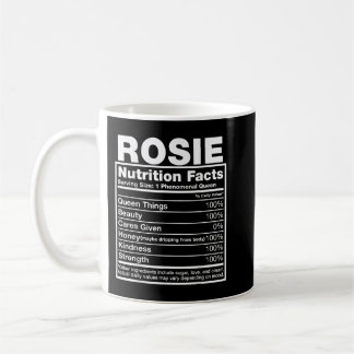 Rosie Nutrition Facts Rosie Name誕生日シャツ コーヒーマグカップ