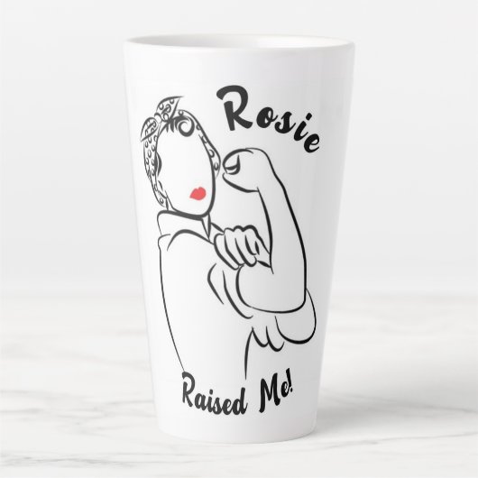 Rosie Raised Decade - Canvas Print カフェラテマグ (正面)