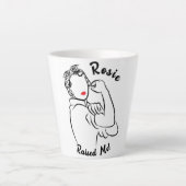 Rosie Raised Decade - Canvas Print カフェラテマグ (正面)