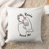 Rosie Raised Decade - Canvas Print クッション (ブランケット)