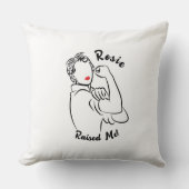 Rosie Raised Decade - Canvas Print クッション (正面)