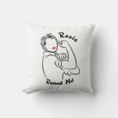 Rosie Raised Decade - Canvas Print クッション (正面)
