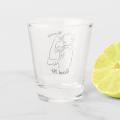 Rosie Raised Decade - Canvas Print ショットグラス (裏面)