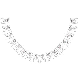 Rosie Raised Decade - Canvas Print バンティングフラッグ