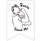 Rosie Raised Decade - Canvas Print バンティングフラッグ (第2の旗)