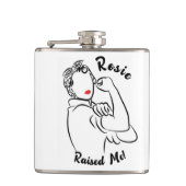 Rosie Raised Decade - Canvas Print フラスク (正面)