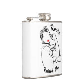 Rosie Raised Decade - Canvas Print フラスク (右)