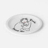 Rosie Raised Decade - Canvas Print ペーパープレート (アングル)