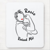 Rosie Raised Decade - Canvas Print マウスパッド (正面)