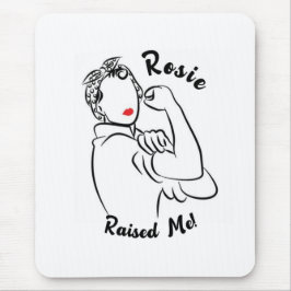 Rosie Raised Decade - Canvas Print マウスパッド