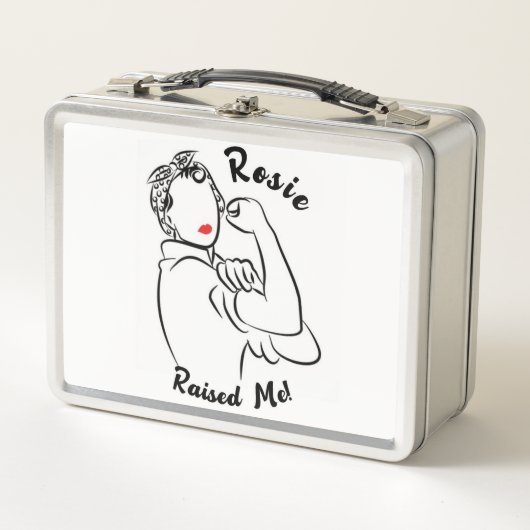 Rosie Raised Decade - Canvas Print メタルランチボックス (正面)