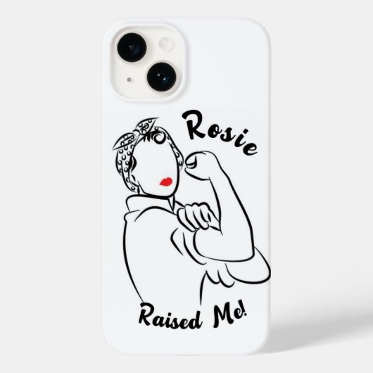 Rosie Raised Decade - Canvas Print Case-Mate iPhoneケース (裏面)