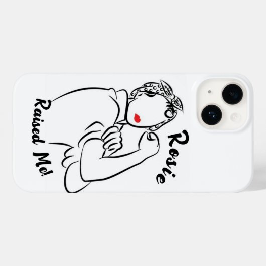 Rosie Raised Decade - Canvas Print Case-Mate iPhoneケース (裏面 (横))