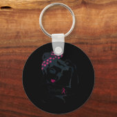 Rosie Riveter乳がん生存者はそれを治すことができる キーホルダー (正面)