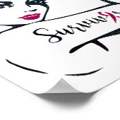 Rosie Riveter乳がん生存者はそれを治すことができる ポスター (角)