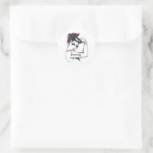 Rosie Riveter乳がん生存者はそれを治すことができる ラウンドシール (バッグ)