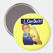 Rosie Riveter – マグネットでできる マグネット (正面/裏面)