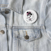 Rosie Riveter 乳がんサバイバーになりました 缶バッジ (インサイチュ)