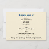 Rosie Riveter LABOR DAY BBQ 招待状 (裏面)