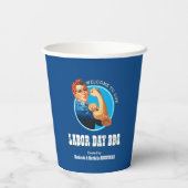 Rosie Riveter LABOR DAY BBQ 紙コップ (裏面)