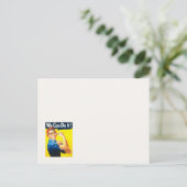 Rosie Riveter VOTE！ポストカード ポストカード (スタンド正面)