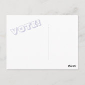 Rosie Riveter VOTE！ポストカード ポストカード (裏面)
