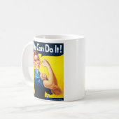 Rosie Riviter コーヒーマグカップ (正面左)