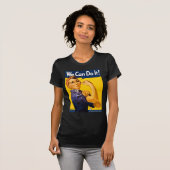 Rosie the Riveter我々はそれを行うことができるヴィンテージ Tシャツ (正面フル)