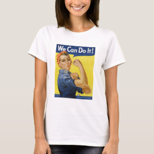 Rosie the Riveter未編集ヴィンテージ写真Old Aest Tシャツ