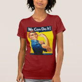 Rosie the Riveter私たちはそれを行うことができるヴィンテージTシャツ Tシャツ (正面)