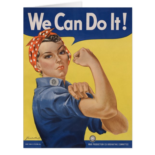 Rosie the Riveter：強い女性の女性のエンパワーメント (正面)