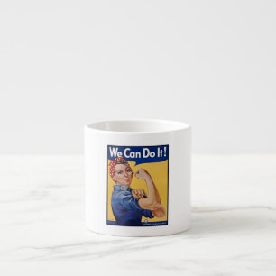 Rosie the Riveter：強い女性の女性のエンパワーメント エスプレッソカップ