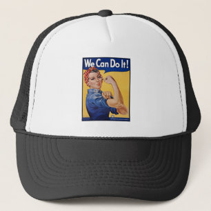 Rosie the Riveter:強い女性の女性のエンパワーメント キャップ