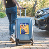 Rosie the Riveter:強い女性の女性のエンパワーメント シール (スーツケースインサイチュ)