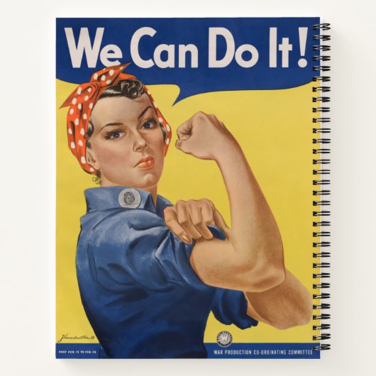 Rosie the Riveter:強い女性の女性のエンパワーメント ノートブック (裏面)