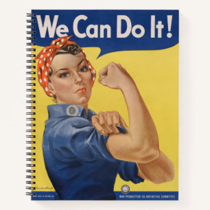 Rosie the Riveter：強い女性の女性のエンパワーメント ノートブック