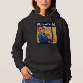 Rosie the Riveter：強い女性の女性のエンパワーメント パーカ (正面)