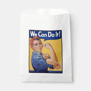 Rosie the Riveter:強い女性の女性のエンパワーメント フェイバーバッグ